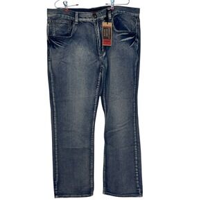 American Studio Men's Jeans Vtg Y2K Streetwear Hip Hop Skater Straight 40X32 NWT